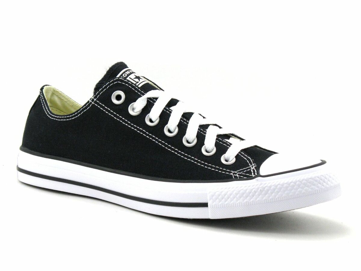 Baskets basses noires classiques