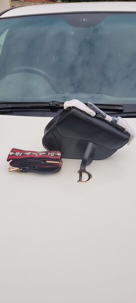 Christian dior saddle handbag