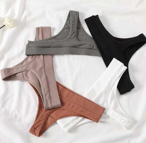 Cotton thongs