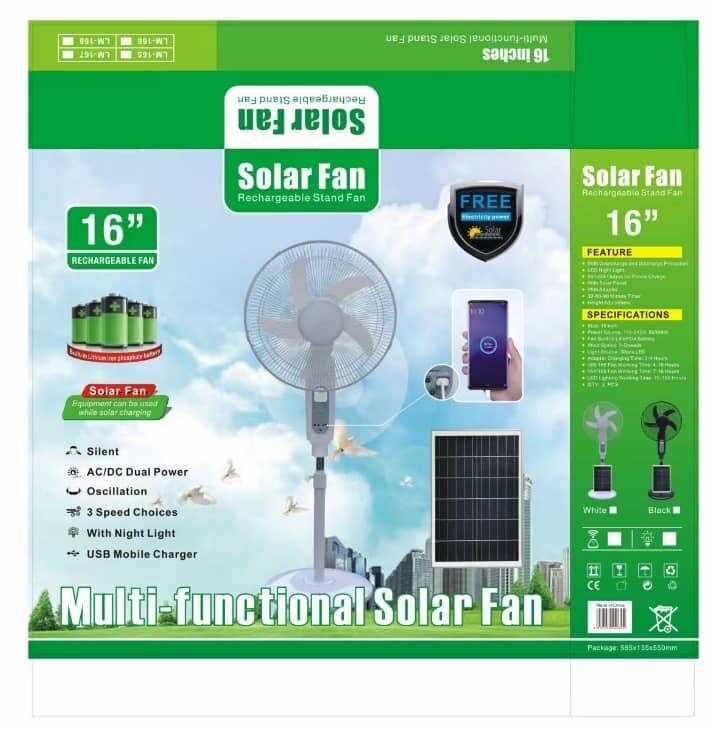 16inches Solar Fan