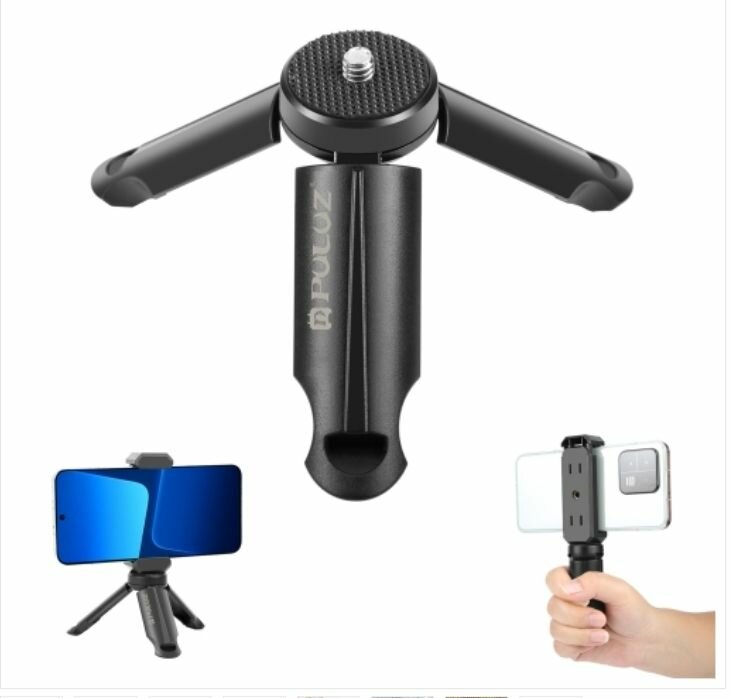 Trépied en plastique pliant Portable Puluz pour téléphones