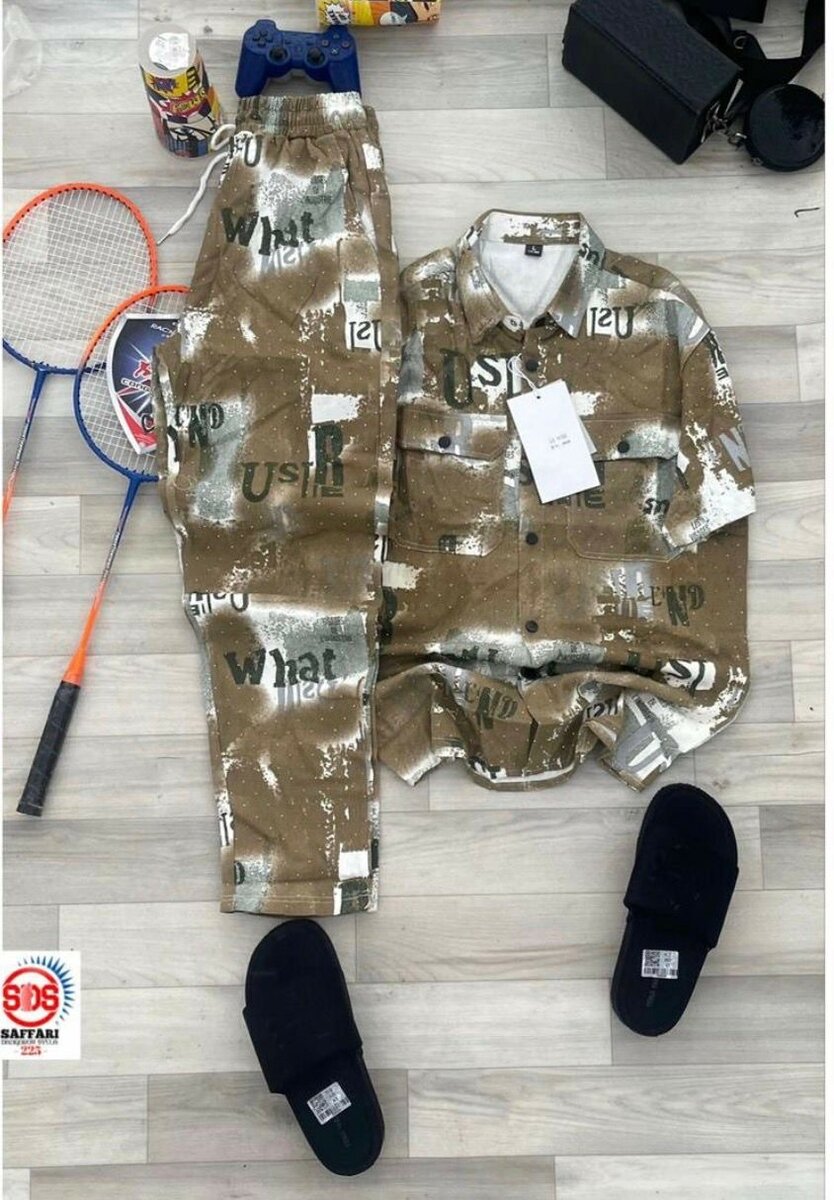 Ensemble Chemise et Pantalon Imprimé Homme