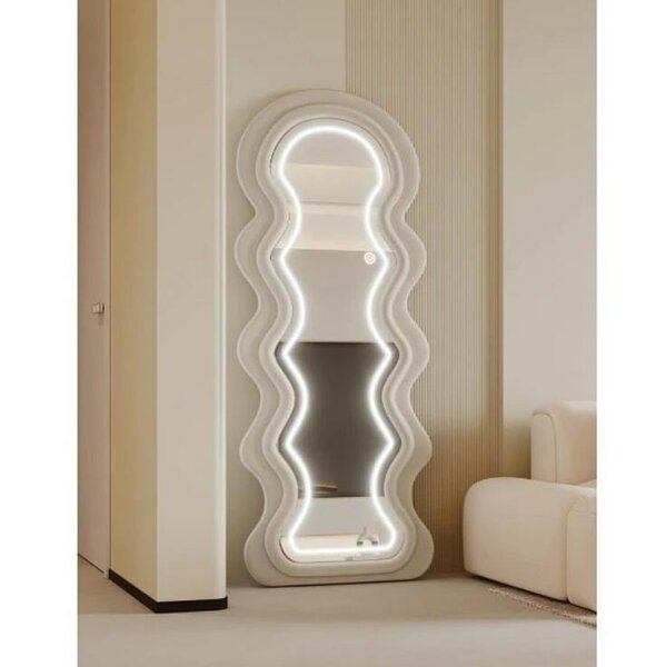 Ellie Wavy LED mirror