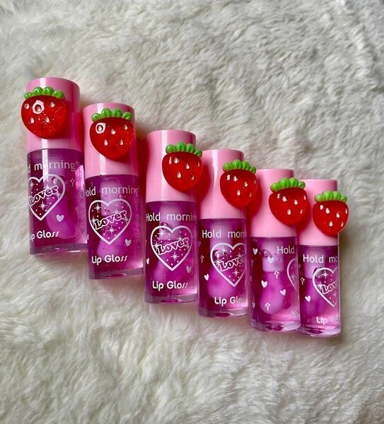 Gloss à lèvres fraise mignon