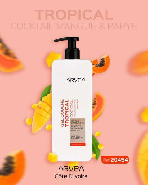 Gel douche papaye & mangue
