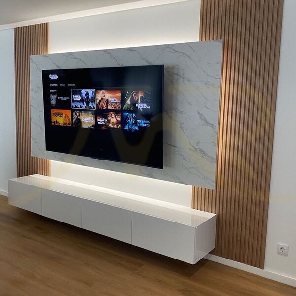 Meuble TV mural moderne
