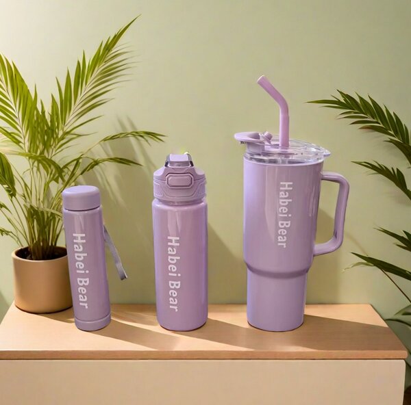 3in1 cup with straw