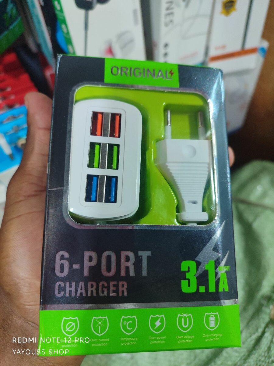 6-Port USB Charger 3.1A