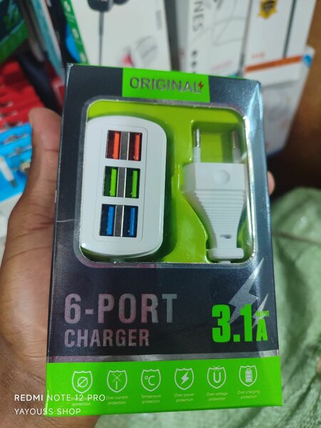 6-Port USB Charger 3.1A