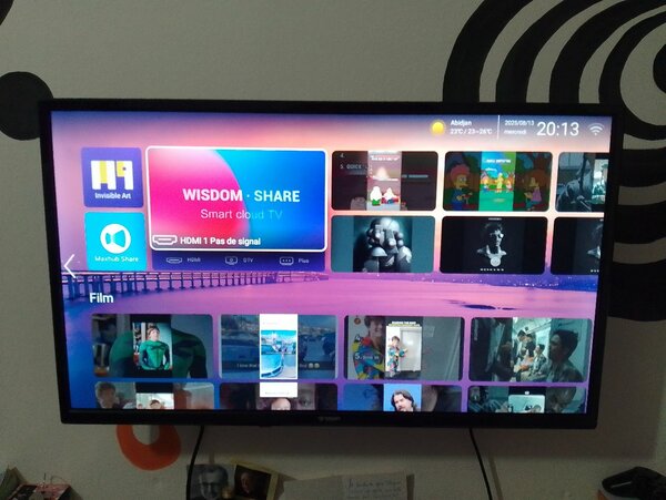 Téléviseur intelligent SmartTV