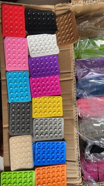 Silicone phone grip