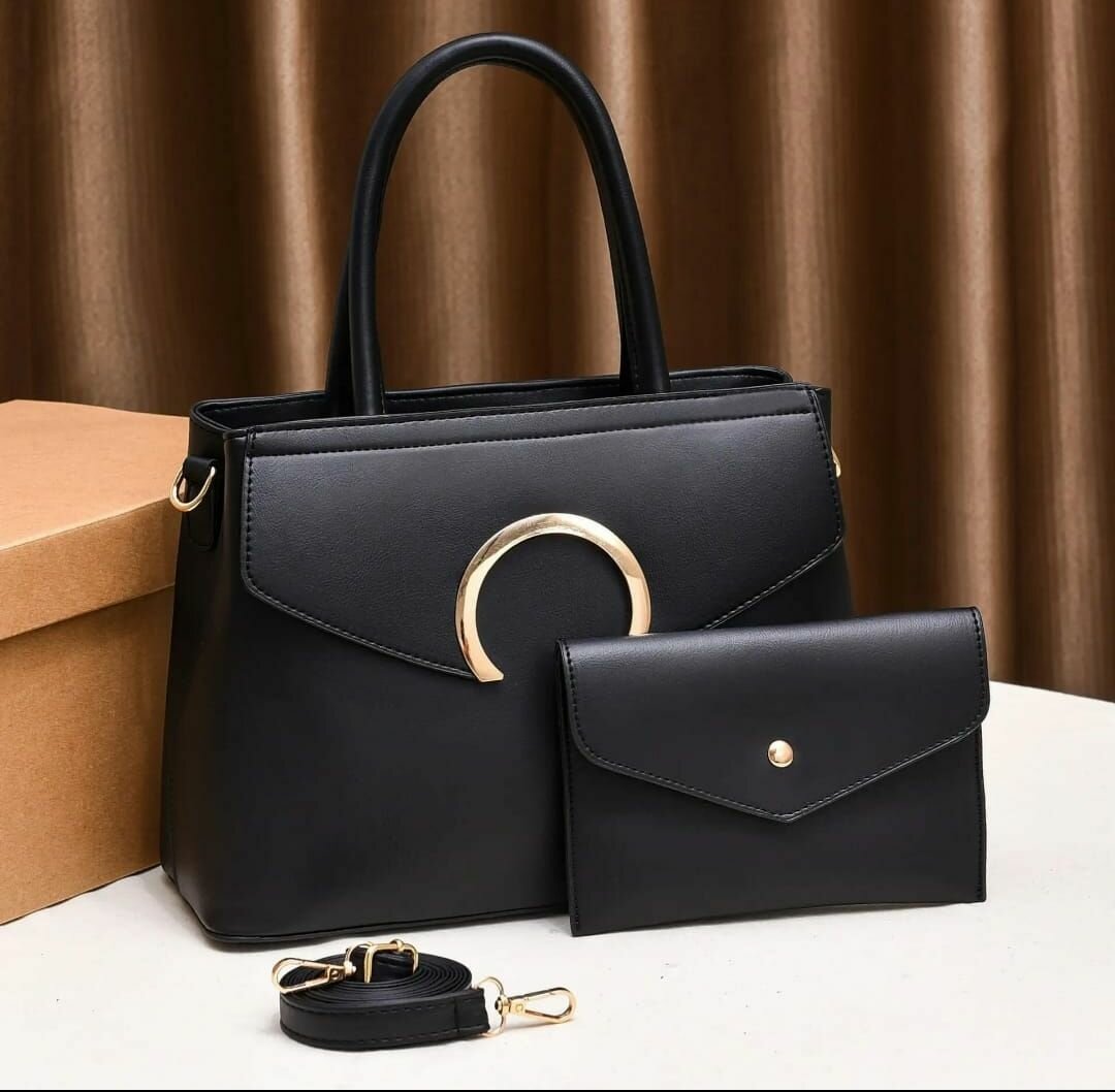 Sac à main noir élégant