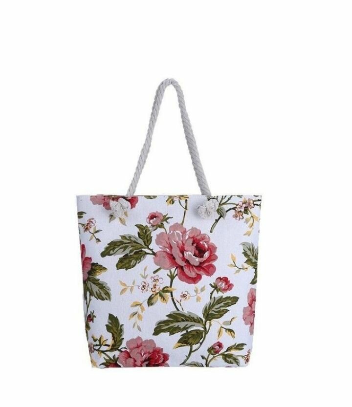 Zipper Tote Bag - multicolored