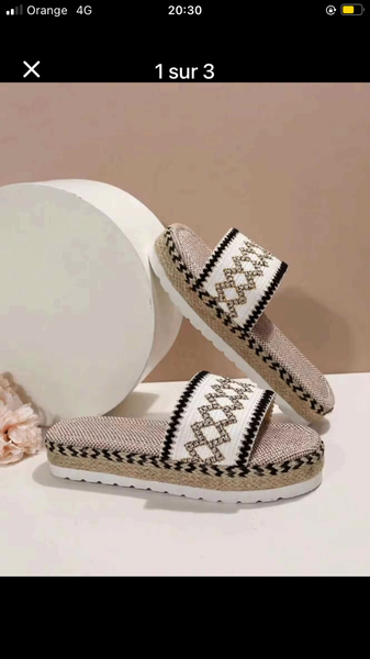 Sandales Bohème Tissé Chic