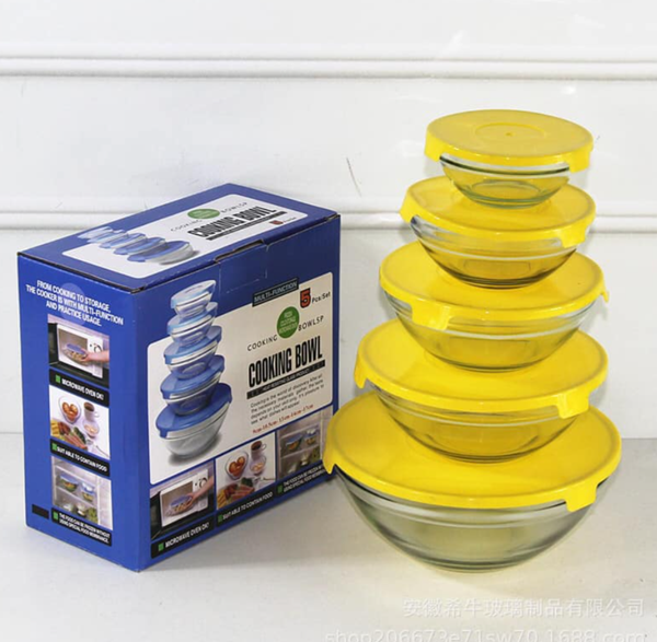 yellow cooking bowl
