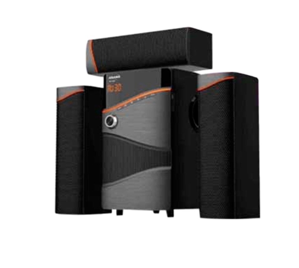 Asano 3.1ch 80W Multimedia Speaker | Bluetooth, FM Radio, US