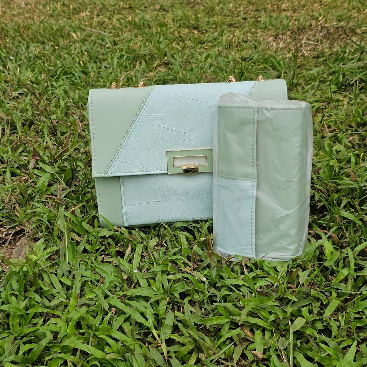 Sac à main vert élégant