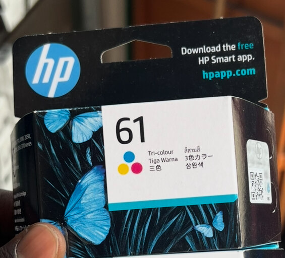 HP 61 Cartouche d'Encre Couleur