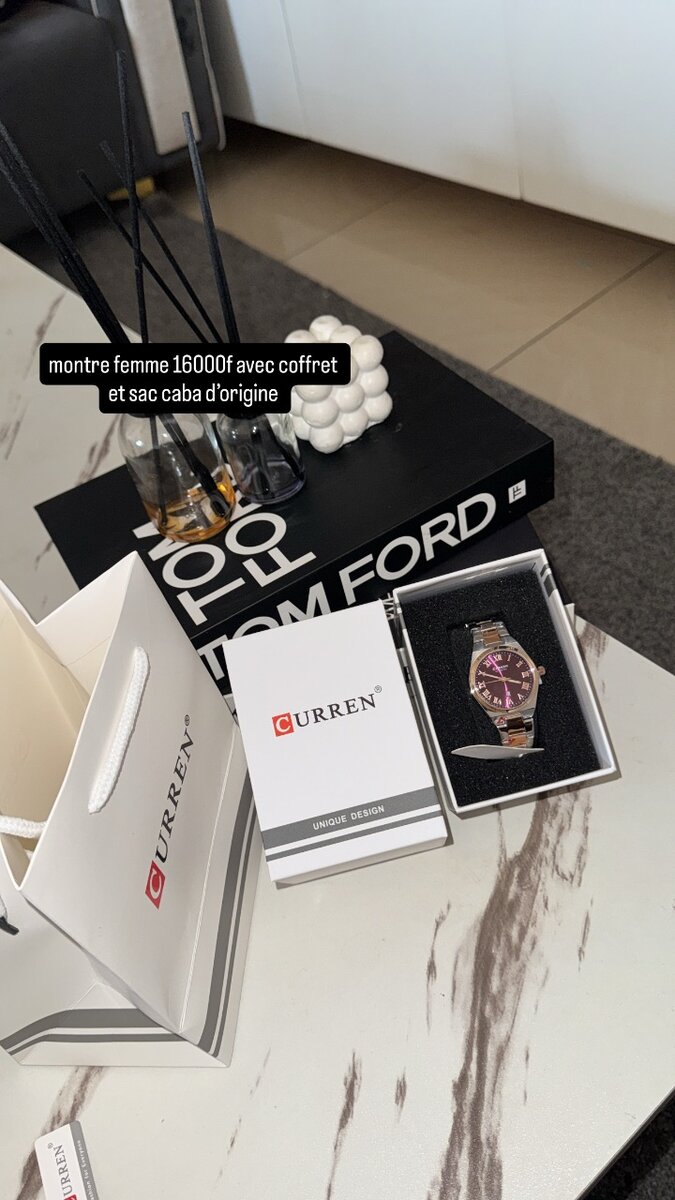 Montre Femme Élégante Curren