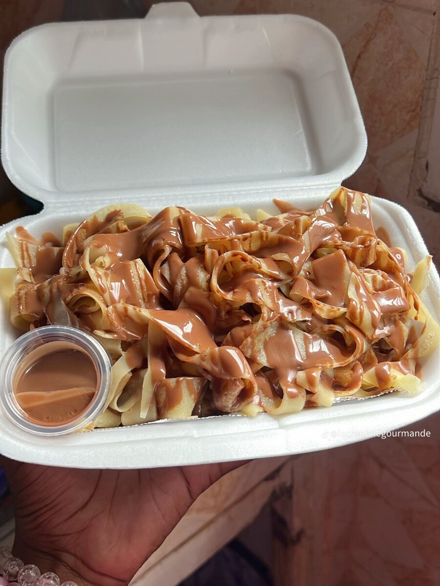 fetuccine de crêpe au nutella