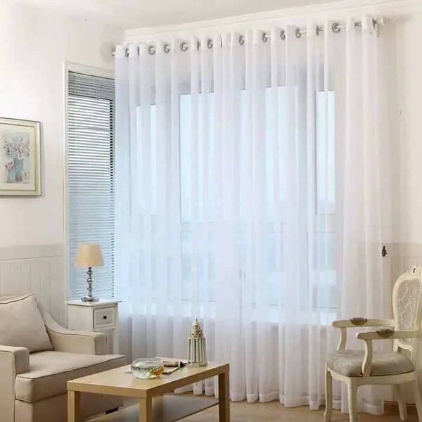 Lace Curtain with Eyelets
