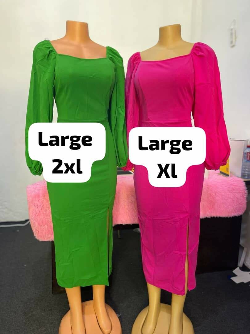 Side ruched dresses