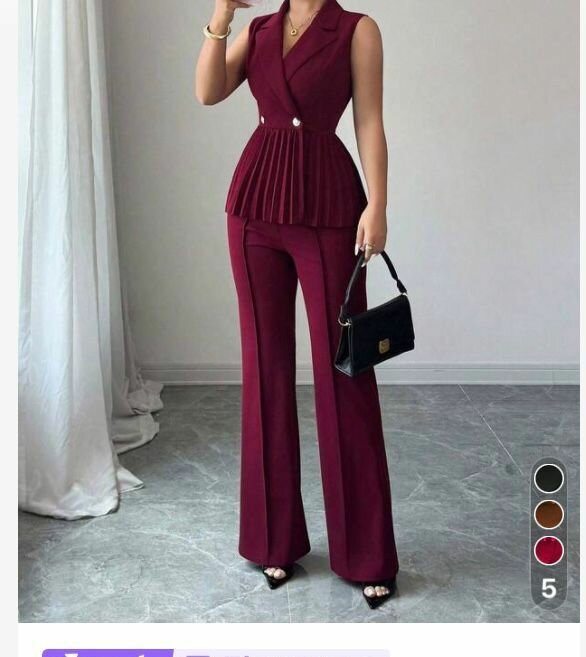 Ensemble Pantalon Tailleur Femme