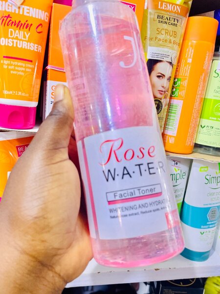 Rose water facial toner