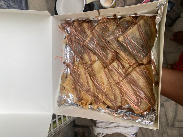 Box crêpes chocolat et vanille