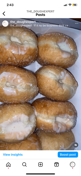 Milky doughnut