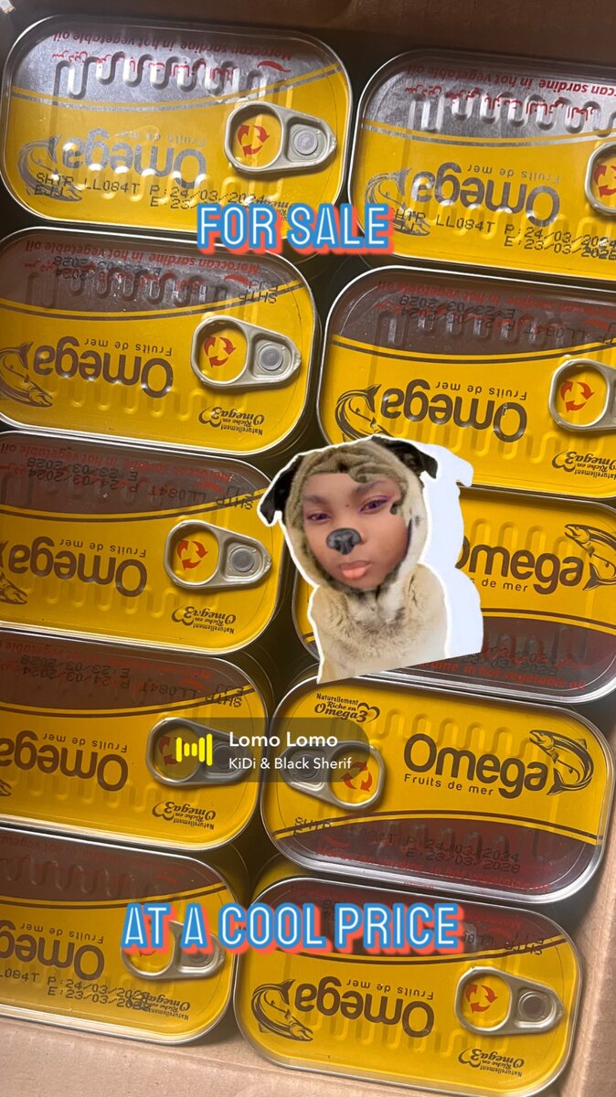 Sardine. Biscuits.