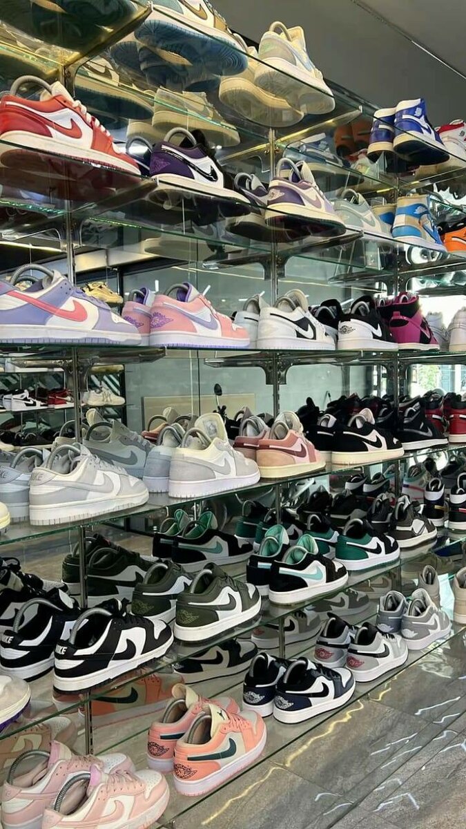 Sneakers tendance multicolores