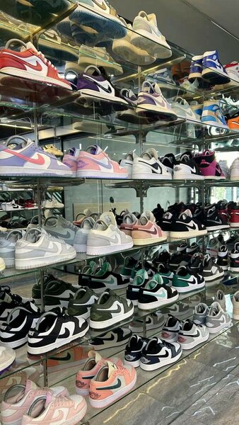 Sneakers tendance multicolores