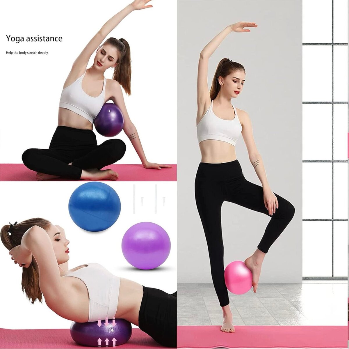Pilates Ballon de Gymnastique, Pilates Ball, pour entraîneme
