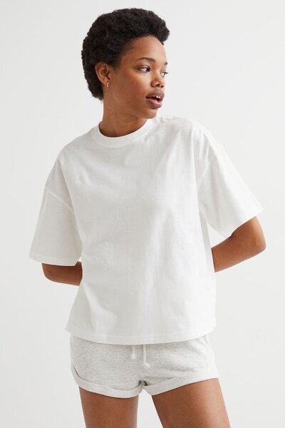 T-shirt blanc unisexe
