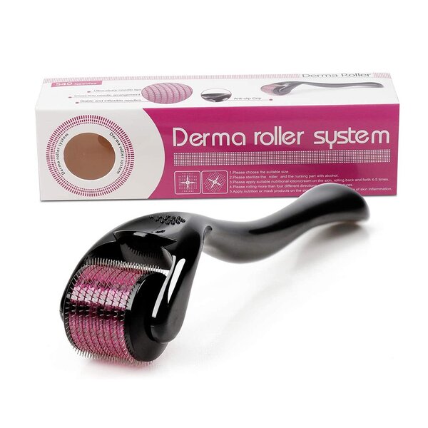 Derma roller for hair treatment