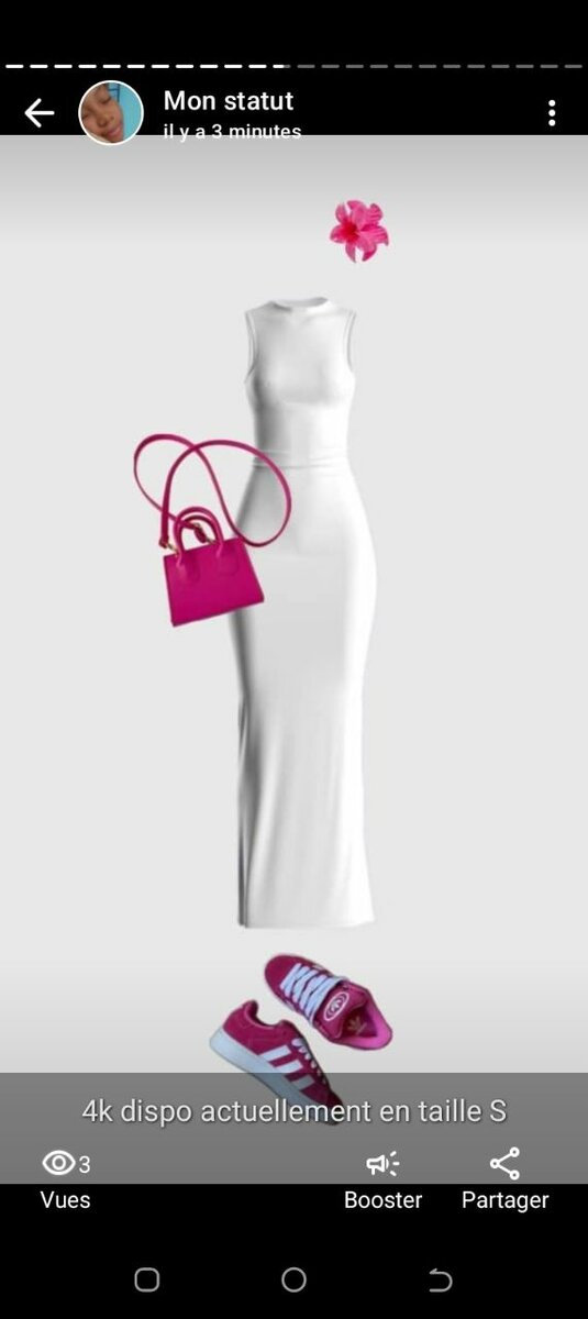 Longue robe simple