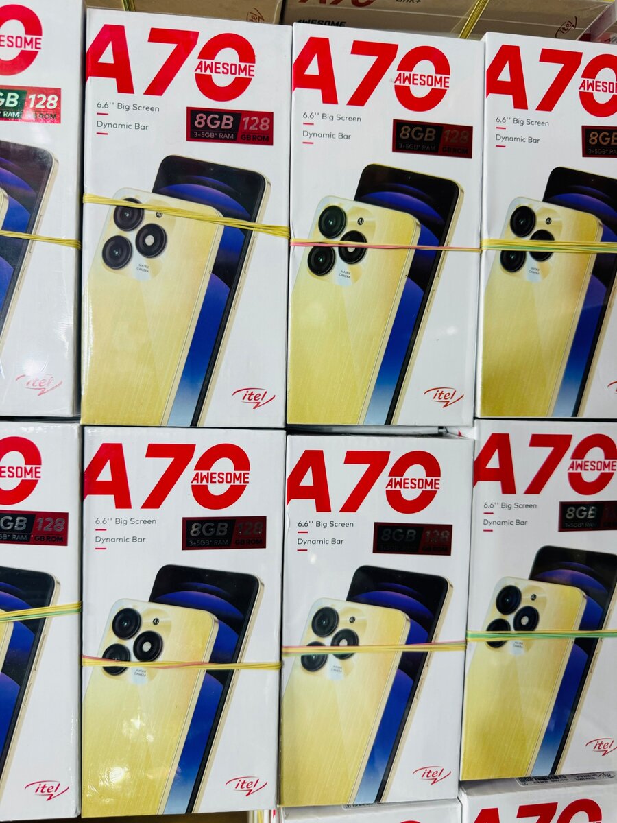 Itel A70 128 giga 4 giga ram