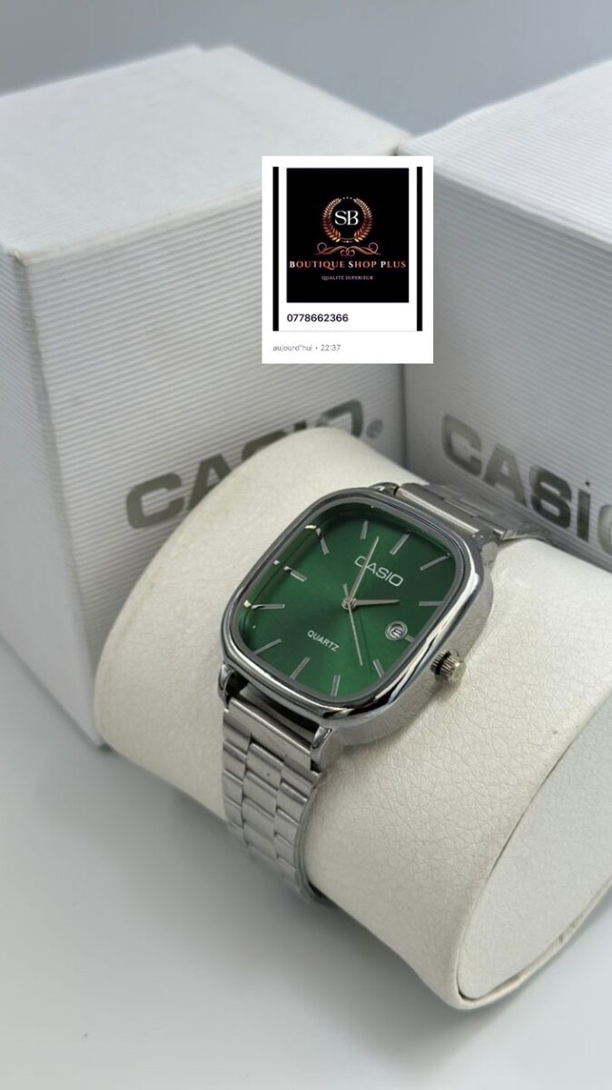 Montre Casio authentique avec