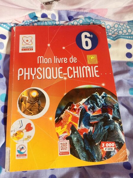 Livre Physique-Chimie 6e