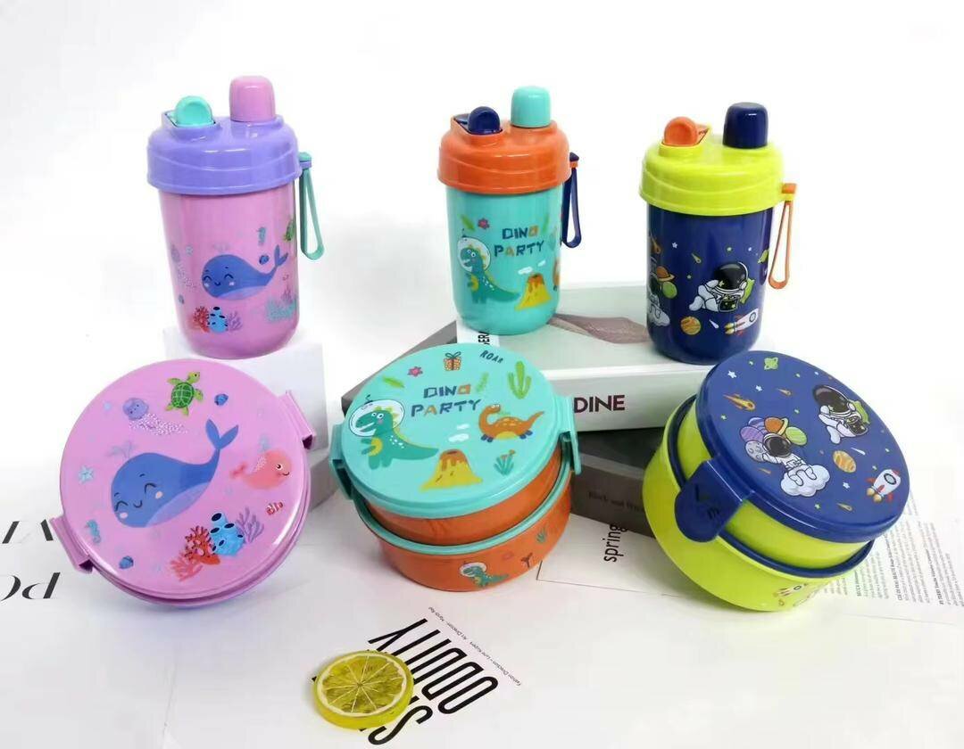 Ensemble repas enfants dinosaures