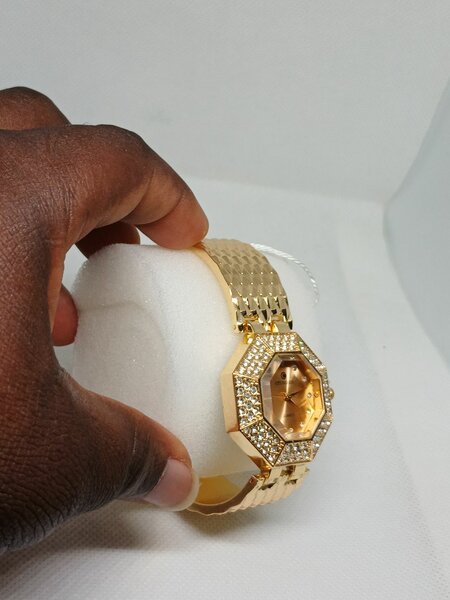 Ladies gold watch