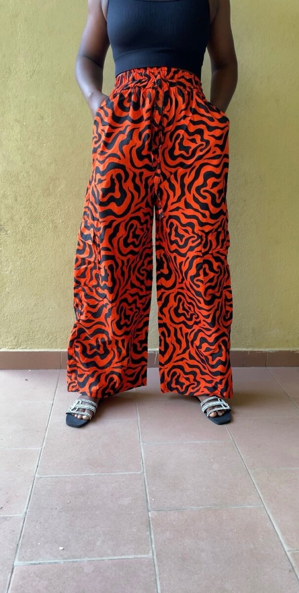 Pantalon Palazzo cargo