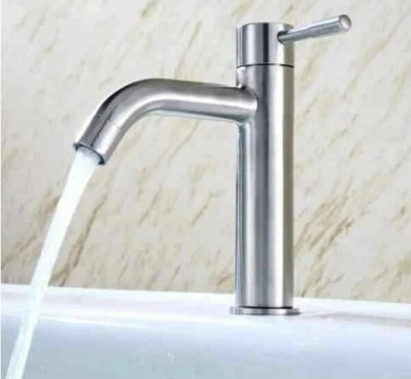 Mitigeur lavabo en acier inoxydable