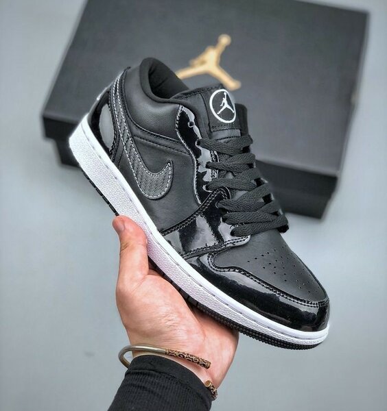 Nike air jordan 1 low all star baskets 2021 noir avec semelle blanche