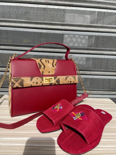 Sac Ensemble et Sandales Éthniques