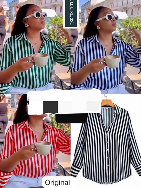 Chemise à rayures