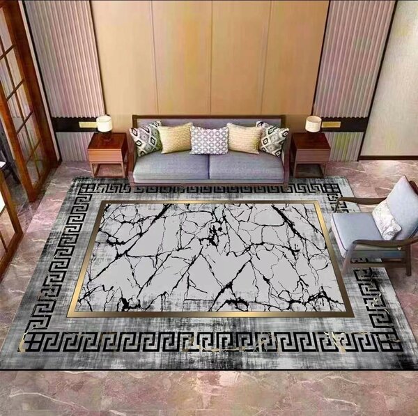 Chic tapis poilu