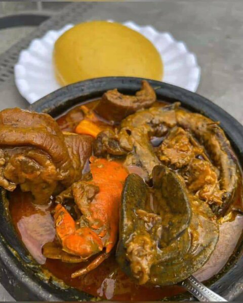 Foutou sauce graine