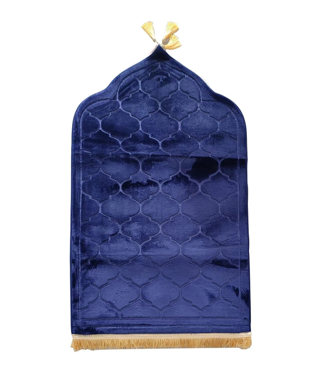 Tapis de prière en forme de mosquée